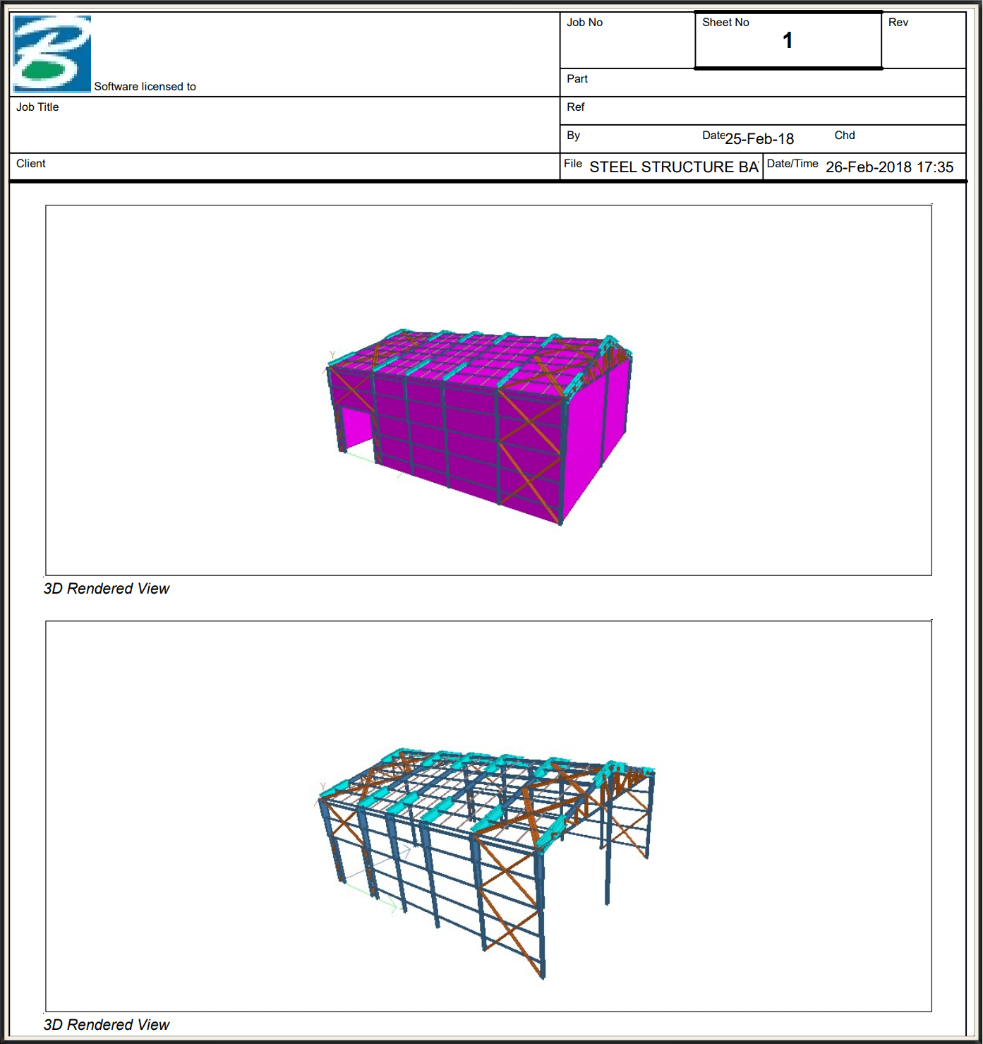 Étude de base et de détail de structure métallique d’unités industrielles